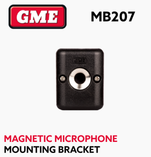 GME MB207 Magnetic Microphone Mounting Bracket - Includes 3MAP Adhesive Patch