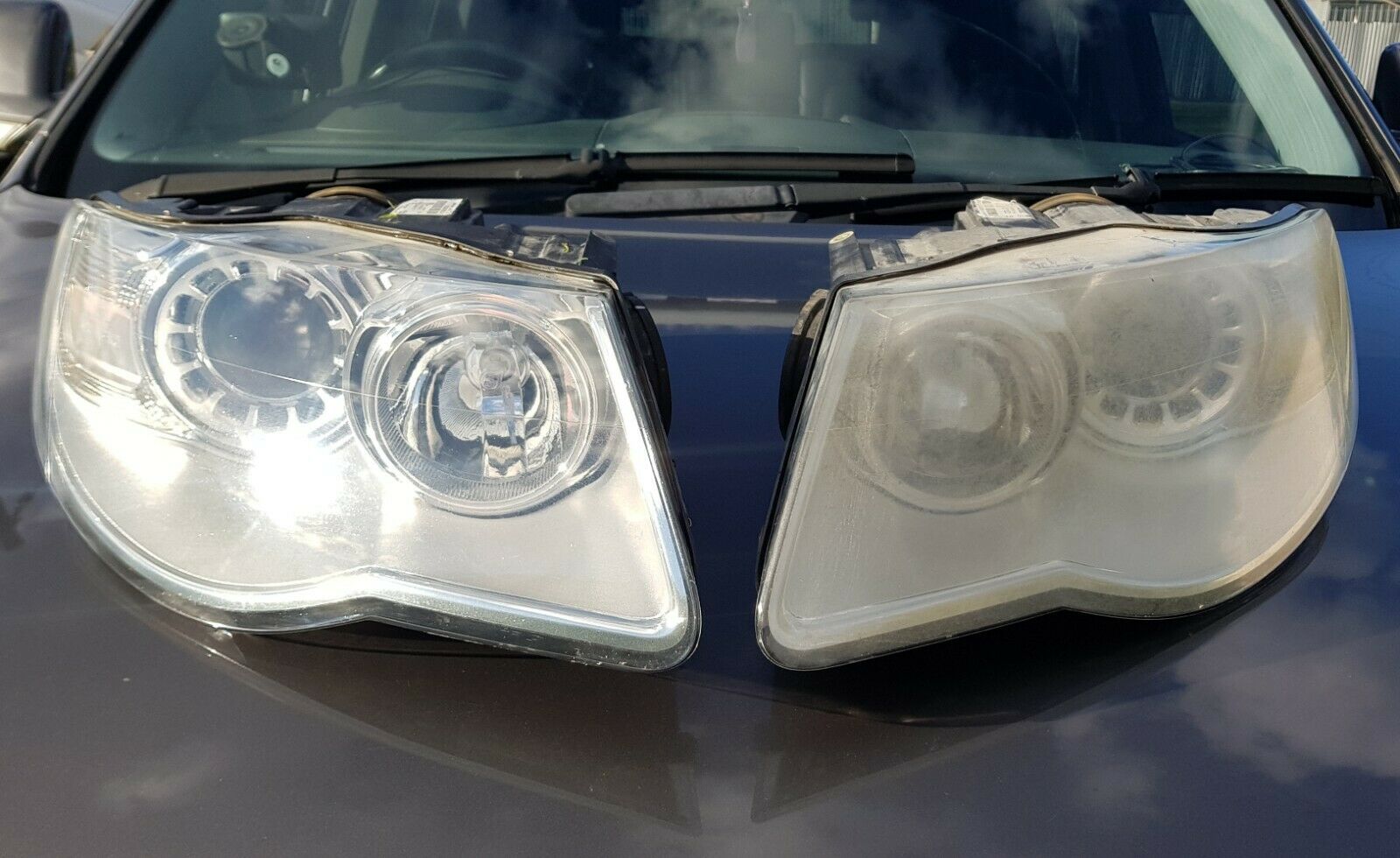 INVISION Headlight Restoration Kit HEAVY LENS DAMAGE DIY Restore Yellow