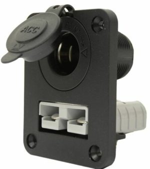 50 Amp Anderson Plug & CIG Accessories socket Flush Mount Face Plate