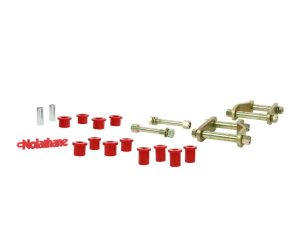 Nolathane Rear Spring - Bush & Greaseable Shackle/Pin Kit for Navara 05-15 D40