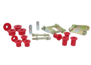 Nolathane Rear Spring - Bush & Greaseable Shackle/Pin Kit for Ford Ranger PX 1,2