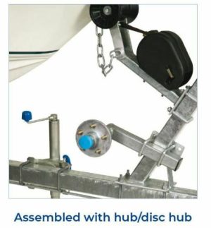 ARK Trailer Spare Wheel & Hub Holder - suits FORD bearings. - Image 4