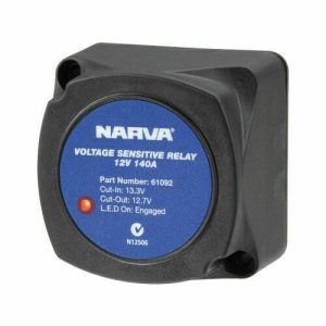 NARVA 61092BL VOLTAGE SENSITIVE RELAY 12V VSR 140A DUAL BATTERY