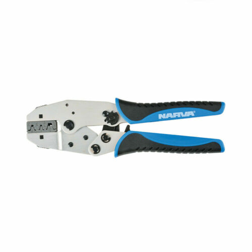 Narva Master Pro Ratchet Crimper Kit with 6 Heads Narva Crimping Tool