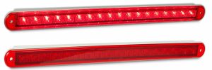 x2 RECESSED STOP/TAIL STRIP LAMPS 12 VOLT LED AUTOLAMPS - suit ute tray trailer