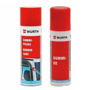 WURTH RUBBER & PLASTIC SPRAY  Plus Stick Combo - Rubber components remain supple
