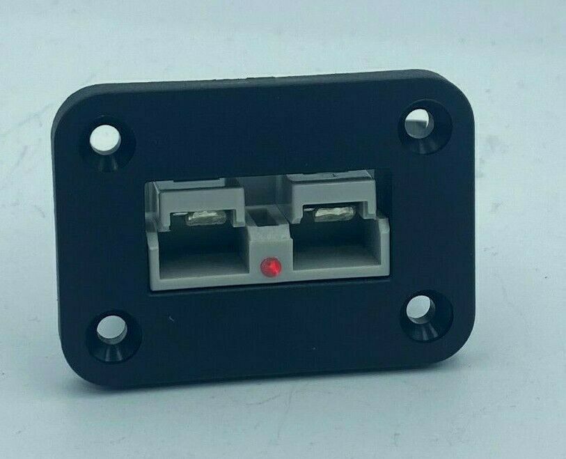 50 Amp Anderson Plug flush Mount countersunk + DUST CAP + 50Amp Plug with LED - Image 4