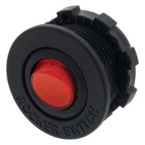 Rocker switch RED LED suits 29mm housings - turn sockets off when not in use