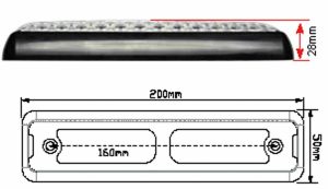 x1 LED STOP & TAIL LAMP LIGHT TRAILER suits- BOAT TRUCK CARAVAN 200BRM - Image 3