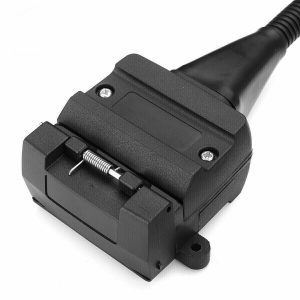 CAR Trailer Adaptor Plug - 7 Pin round Male Plug to 12 Pin Female flat Caravan - Image 3