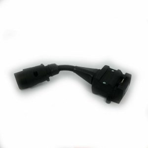 CAR Trailer Adaptor Plug - 7 Pin round Male Plug to 12 Pin Female flat Caravan - Image 4