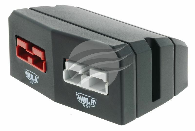 50AMP Anderson DOUBLE SURFACE MOUNT HOUSING inc RED & GREY & Dust Caps - Image 2