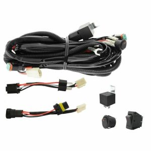 LED WIRING HARNESS KIT SUITS D/LIGHT & LIGHT BAR 12V & 24V RELAY INCLUDED