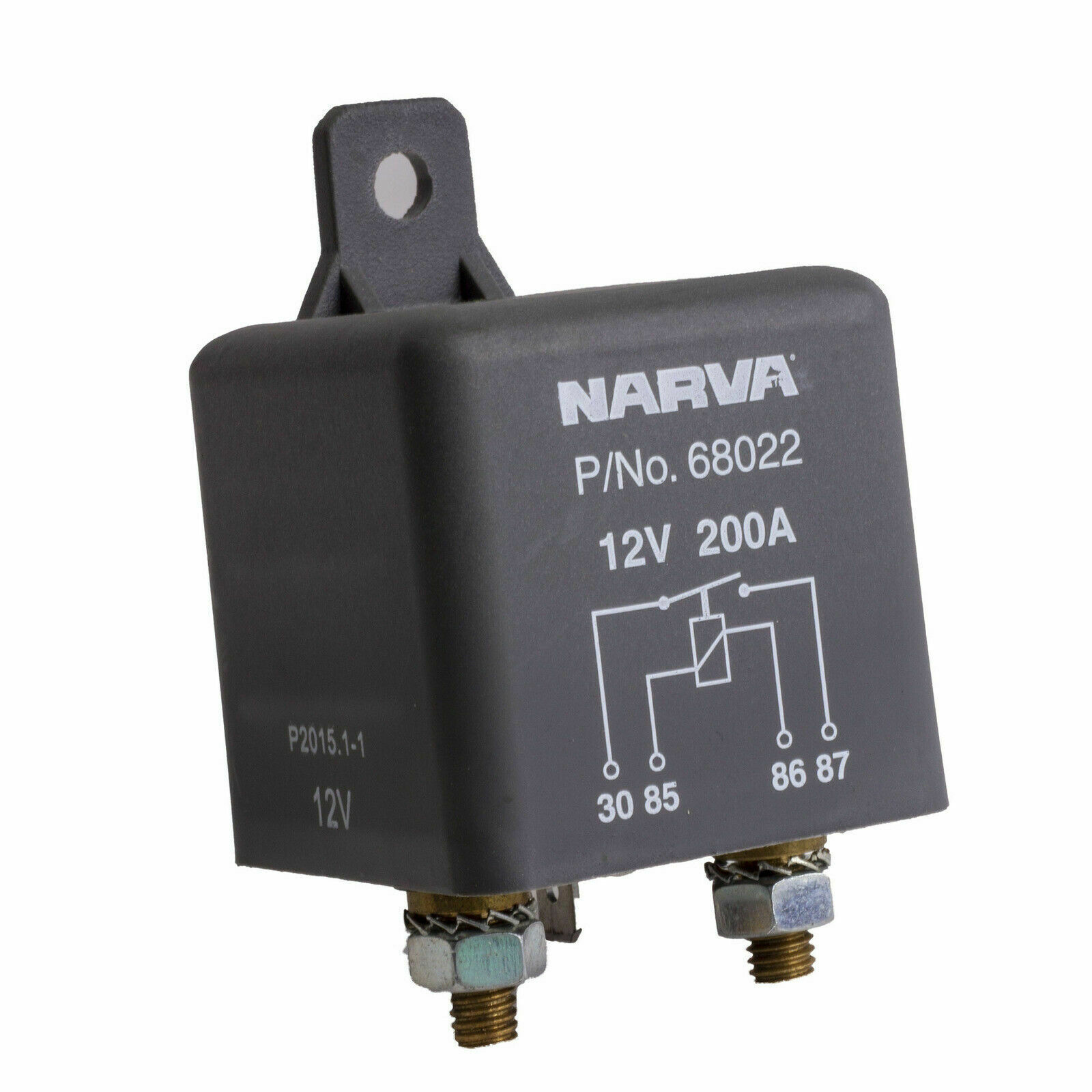 Narva 12 Volt 200A Normally Open 4 Pin Heavy Duty Relay (68022) - Image 2