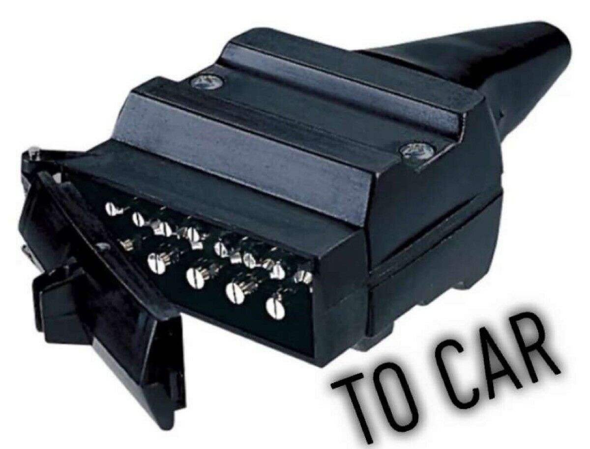 Portable Electric Brake Controller - 12 Pin socket 0n car to 7 Pin On trailer - Image 4