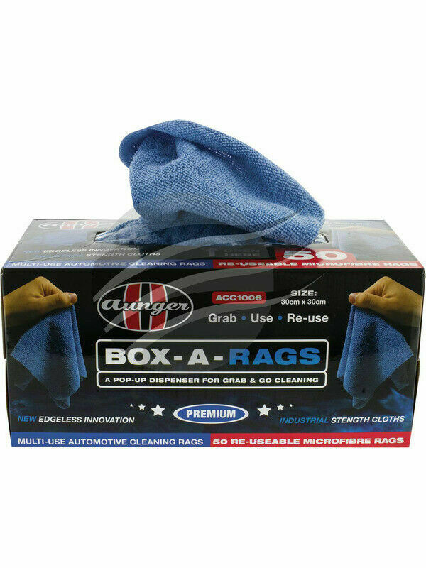 Aunger Box A Rags Microfiber Cloths 50Pce Reusable Rags Multipurpose (ACC1006) - Image 2