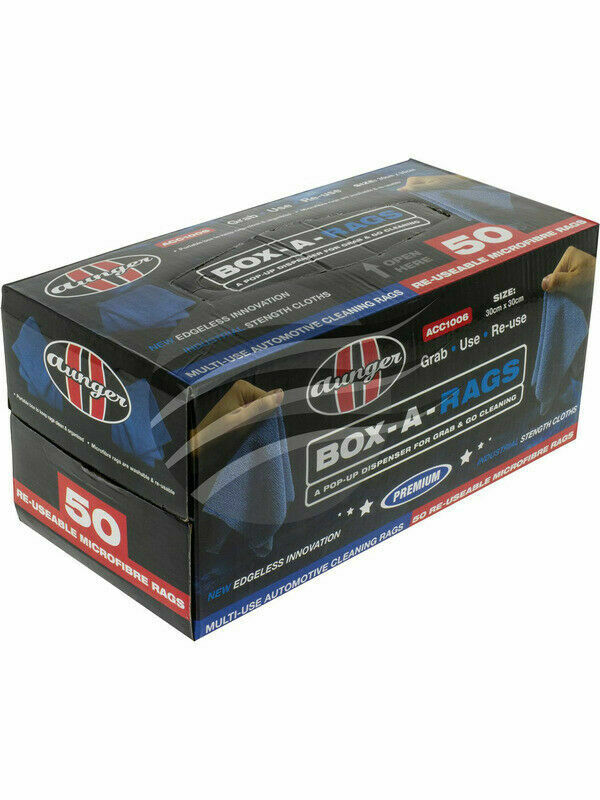 Aunger Box A Rags Microfiber Cloths 50Pce Reusable Rags Multipurpose (ACC1006) - Image 4