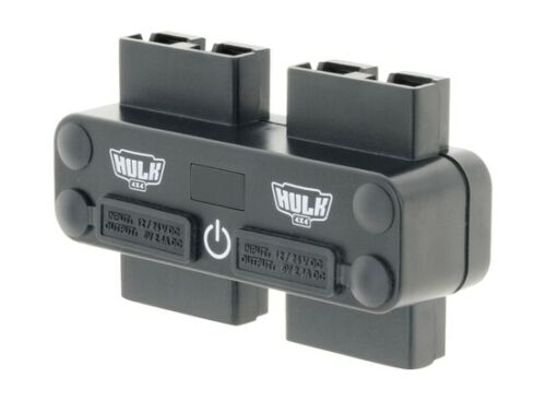 HULK 4x4 - 4 WAY 50 Amp ANDERSON PLUG POWER ADAPTOR WITH 50A PLUGS & VOLTMETER - Image 2