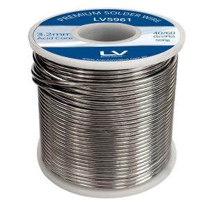 3.2MM ACID CORE SOLDER 40/60 500G REEL 40% TIN & 60% LEAD