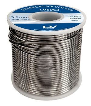 3.2MM RESIN CORE SOLDER 40/60 500G REEL 40% TIN & 60% LEAD