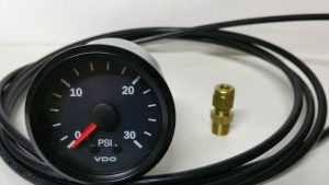 VDO 52mm 30 PSI BOOST GAUGE AND VDO LINE KIT AUTOMOTIVE 4WD