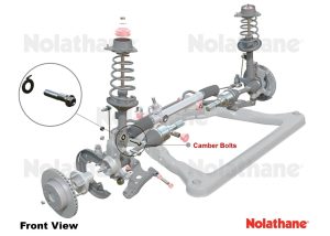 Nolathane 44250 Camber Adjusting Bolt FOR 2006 Holden Barina 94-2011 SB XC TK - Image 3