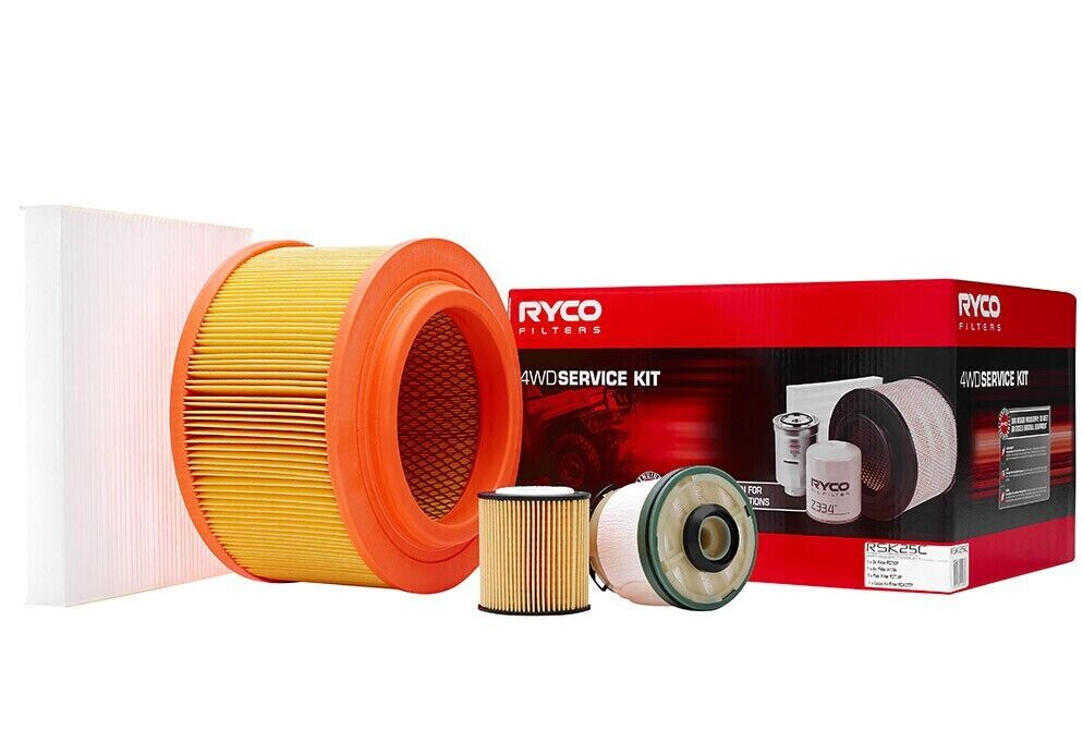 Ryco 4x4 Filter Service Kit RSK25C for Ford Ranger PX Mazda BT50 2.2 3.2Ltr
