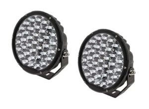 HULK 4x4 9' ROUND LED DRIVING LIGHT KIT inc INTERCHANGEABLE BEZELS & WIRING KIT - Image 4