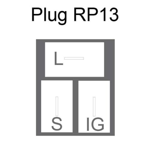 110Amp ALTERNATOR 12V suits- TOYOTA L/CRUISER HJ ENG 2H, 12HT 4.0L (INT REG) - Image 4