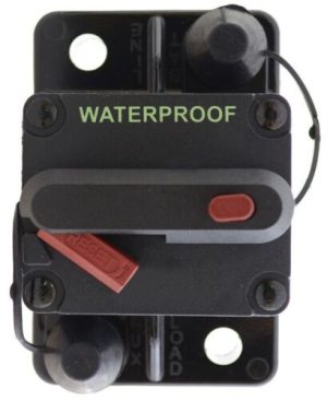 80A AMP Circuit Breaker Dual Battery IP67 Waterproof 12V-48V Fuse Manual Reset - Image 2
