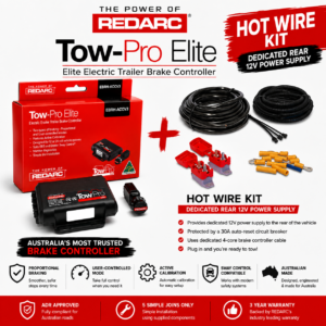 REDARC TOWPRO ELITE V3 + DIY INSTALL Hot Wire Power Supply to Trailer Plug Kit