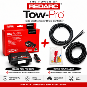 REDARC TOWPRO ELITE V3 + DIY INSTALL KIT REMOTE TRAILER BRAKE CONTROLLER TOW PRO