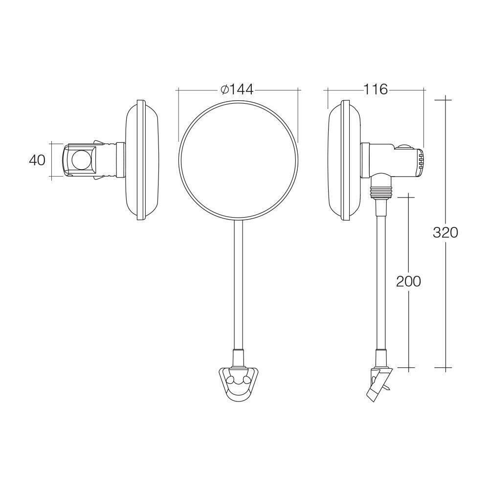 Narva 12 Volt Caravan / Vehicle Fan With High/Low Setting Fixed Mounting Bracket - Image 3