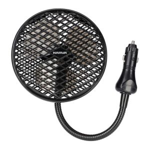 Narva 12V Caravan / Vehicle Fan With High/Low Setting & Cigarette Lighter Plug