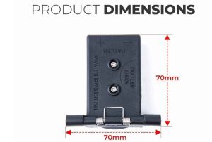 50A Anderson Flush Mount Slim Cover Assembly Weather Proof Black No Anderson Inc - Image 8