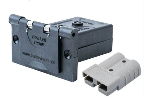 50A Anderson Flush Mount Slim Cover Assembly Inc 50 Amp Grey Plug Anderson