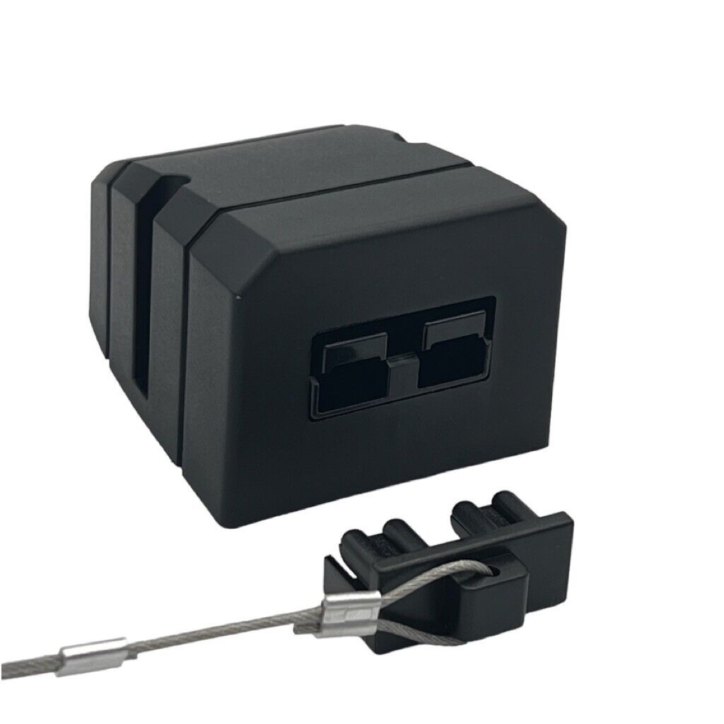 Anderson Plug Surface Mount Panel Kit External Canopy inc50 amp Black & Dust Cap