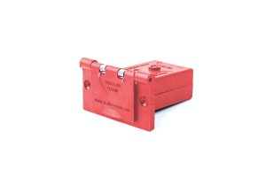 RED 50 Amp Anderson Flush Mount Slim Cover Assembly Weather Proof