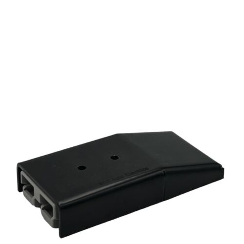 Stainless Powder coated BLACK Anderson Plug Surface Mount Panel Cover + Grey