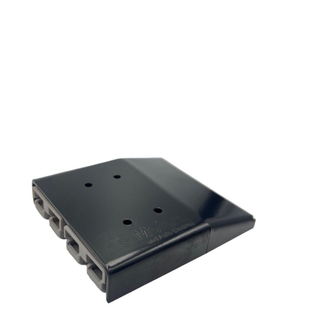 Stainless Powder coated BLACK Twin Surface Mount 50 Amp Anderson + Grey & Caps - Image 2