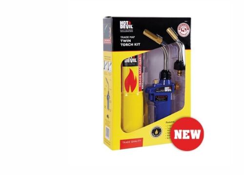 x1 Hot Devil Gas Bottle Cylinder Trade Map suits- Hot Devil Oxy Blow Torch HD032 - Image 2