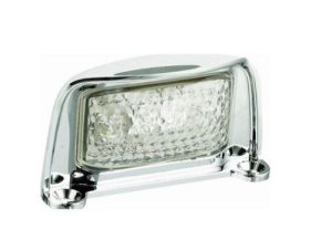 Genuine LED AUTOLAMPS CHROME LED NUMBER PLATE LIGHT TRUCK TRAILER UTE 35CLM