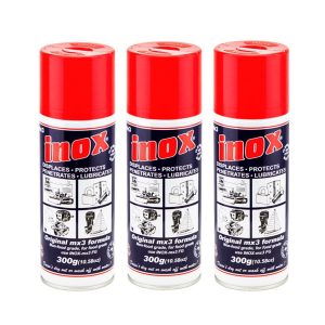 Inox MX3 Lubricant (3x300gm) Spray Protect Heavy Duty Marine Auto Aerosol