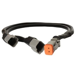 LV DT Type Deutsch Plug 2 Way Splitter x1 Male to x 2 Female 13 amps