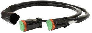 LV DT Type Deutsch Plug 2 Way Splitter x1 Female to 2 x Male 13 amps