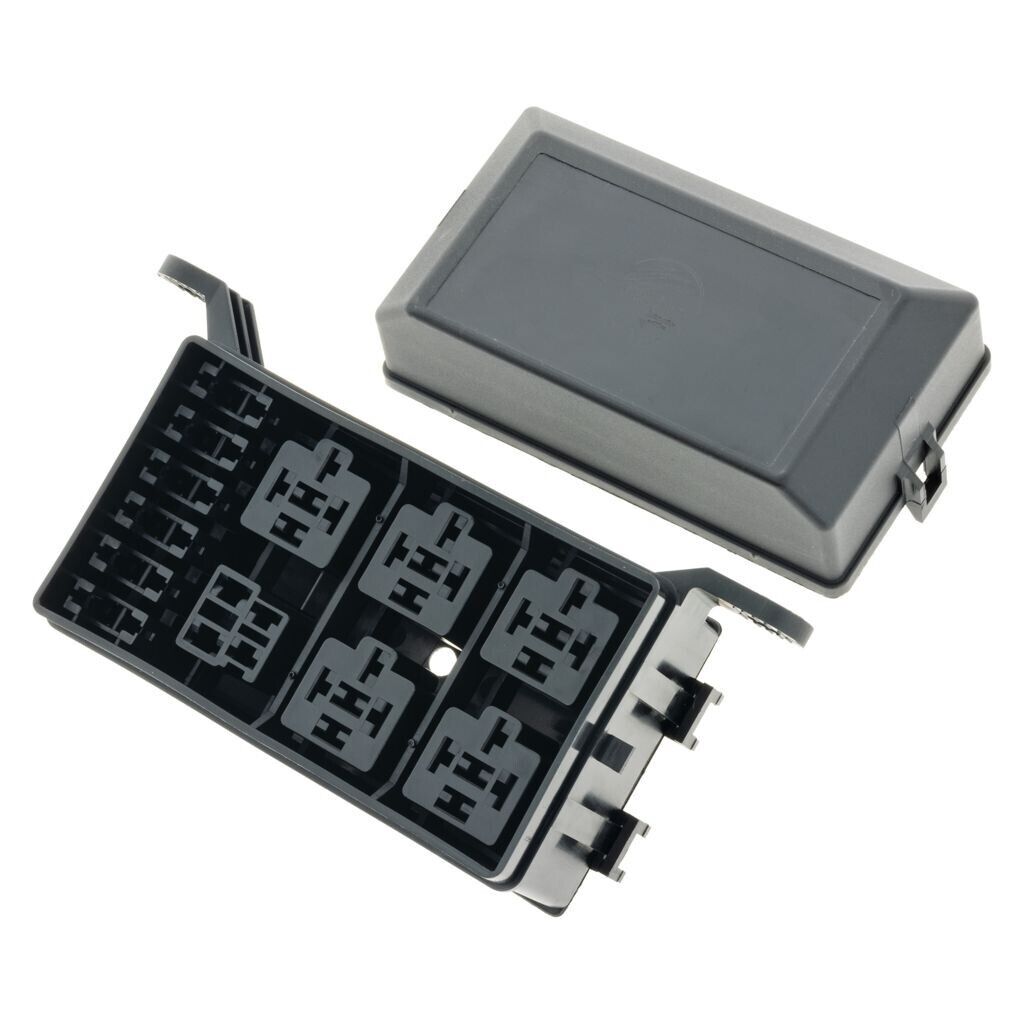 UNIVERSAL 12-SLOT RELAY & FUSE BOX WITH TERMINAL KIT - Image 2