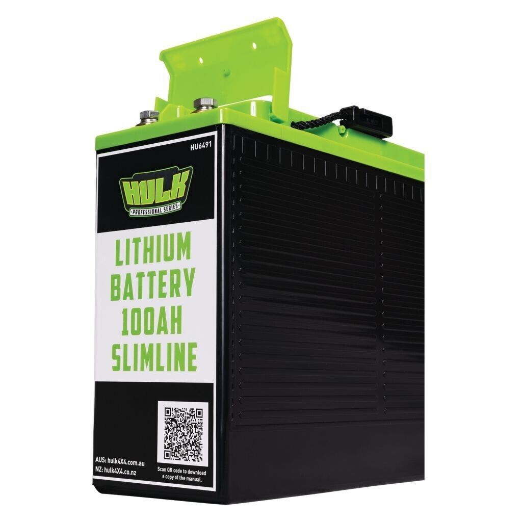 HULK 4x4 PRO 100AH SLIMLINE LITHIUM BATTERY LIFEPO4 12V HU6491 - Image 4