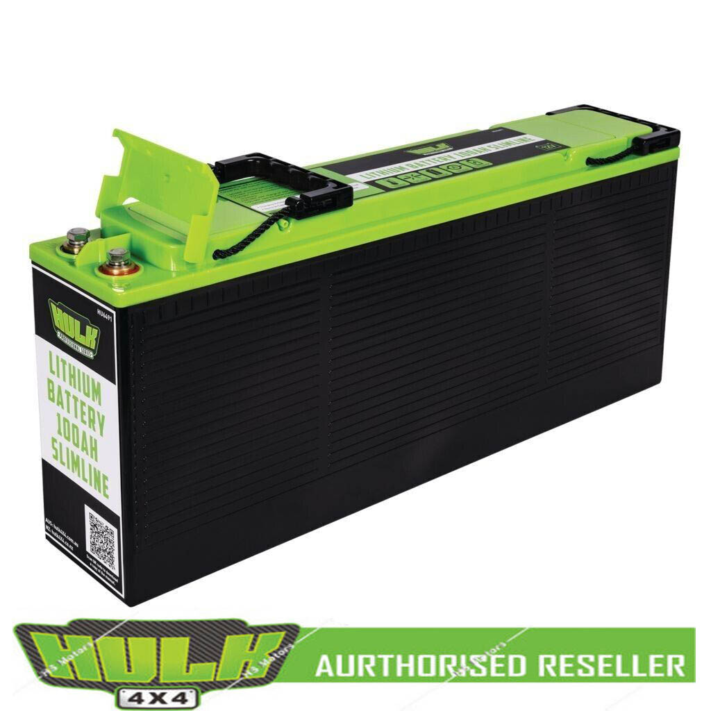 HULK 4x4 PRO 100AH SLIMLINE LITHIUM BATTERY LIFEPO4 12V HU6491