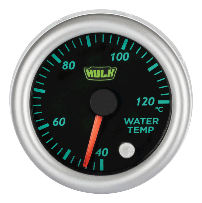 HULK 4x4 52MM WATER TEMPERATURE GAUGE 40-120 DEG 10 Illumination Colors - Image 3