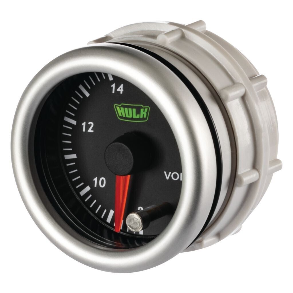 HULK 4x4 52mm VOLT VOLTAGE METER GAUGE 8-18 V 10 ILLUMINATION COLORS - Image 3